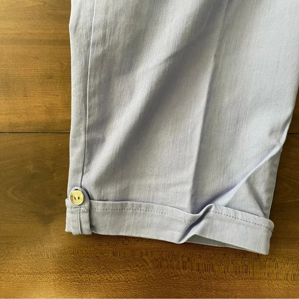 Gloria Vanderbilt Womens Lillian Skimmer Capri Pants w/Belt - Picture 6 of 7